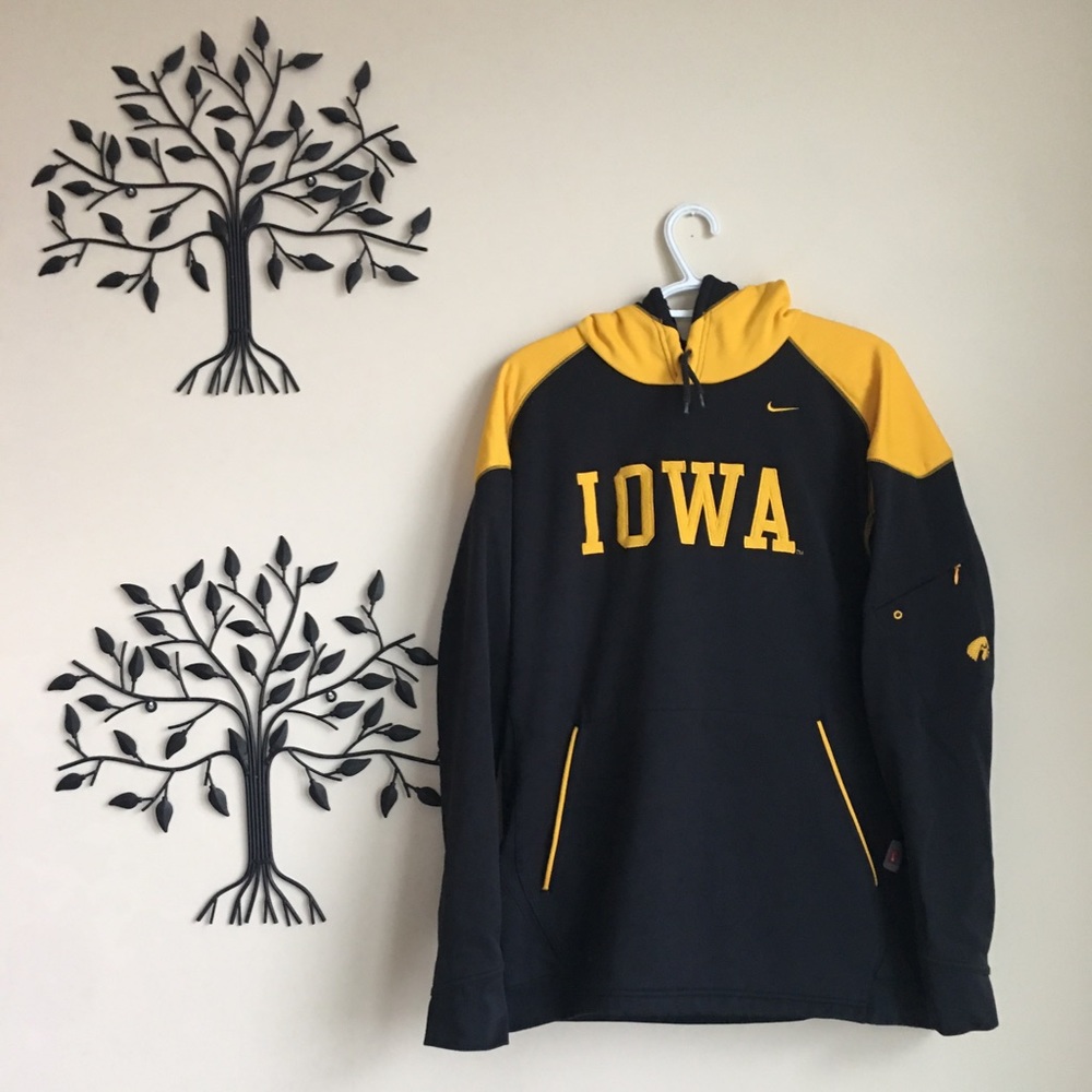 Iowa Hawkeyes Nike Dri Fit Hoodie Sweatshirt